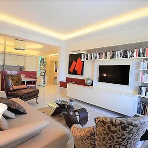 Palais Miramar Art Modern - Derniere Etages Vue - 75m De Confort - En Face Des Plages -wifi - Clim Appartamento